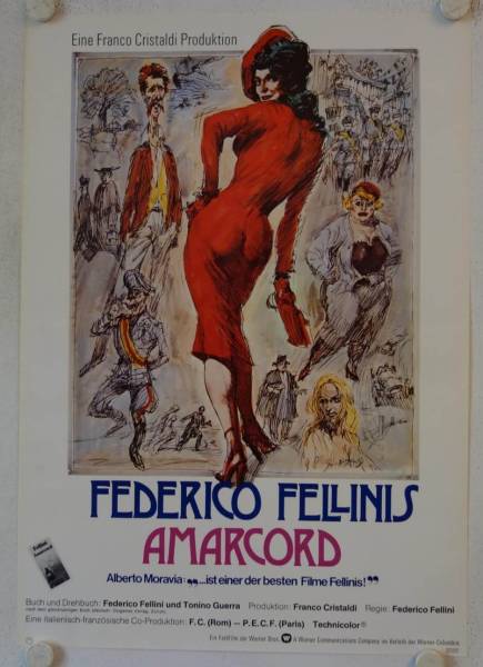 Amarcord originales deutsches Filmplakat